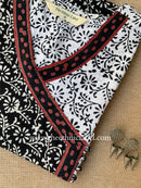 "Amiya" Hand Block Printed Cotton kurta