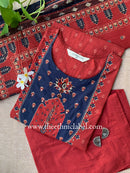 "Barkha" Jhanrokha Cotton Kurta Set(3pc)