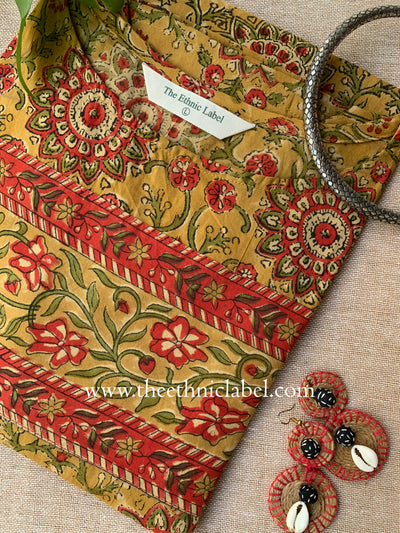 Pratichi Bagru Print Cotton kurta