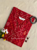 "Kala" Bandhani Printed Cotton Kurta