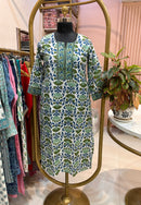 "Mahnoor" Hand Block Printed Cotton kurta