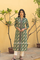 "Hinaya" Bagru Cotton kurta