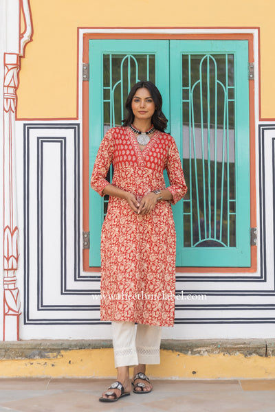 "Sanskriti" Bagru Cotton kurta