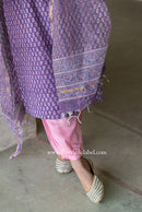 "Nadiya" hand Block Printed Cotton kurta with Dupatta-2pc