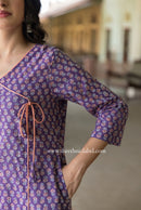 "Nadiya" hand Block Printed Cotton kurta with Dupatta-2pc