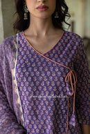 "Nadiya" hand Block Printed Cotton kurta with Dupatta-2pc