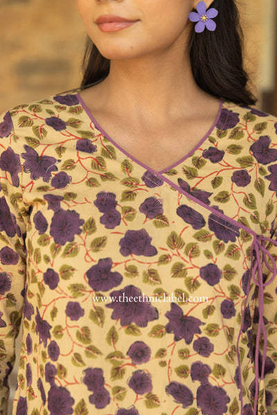 "Annavi" Hand Block Printed Cotton Kurta