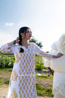 "Mridula" Hand Block Printed Co-ord Set - 2pc