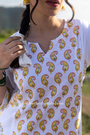 "Mridula" Hand Block Printed Co-ord Set - 2pc