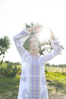 "Noor" Hand Block Printed Kurta with Straight Pant - 2pc