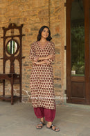 "Nadira" Bagru Print Cotton kurta