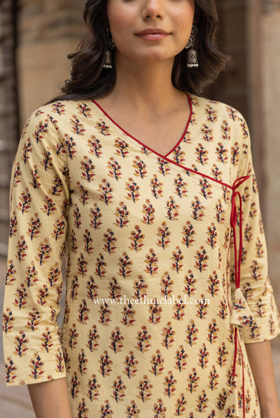 "Chanak" Bagru Hand Block Printed Cotton kurta