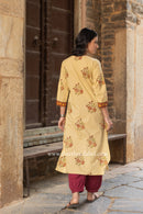 "Raag" Bagru Hand Block Printed Cotton kurta