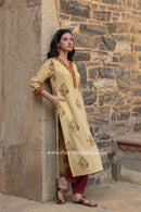 "Raag" Bagru Hand Block Printed Cotton kurta