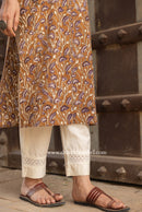 "Nayan" Hand Embroidered Cotton kurta