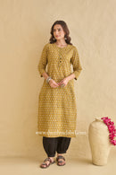 "Mool" Hand Block Printed Cotton kurta