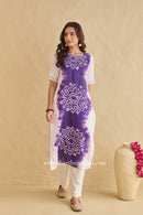 "Saaz" Pure Bandhani Cotton Kurta