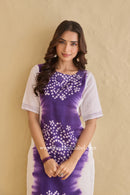 "Saaz" Pure Bandhani Cotton Kurta