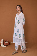 "Saba" Hand Block Printed Co-ord Set - 2pc