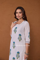 "Saba" Hand Block Printed Co-ord Set - 2pc