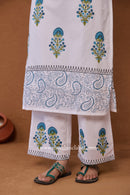 "Saba" Hand Block Printed Co-ord Set - 2pc