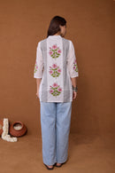 "Haya" Block Printed Cotton Short kurta