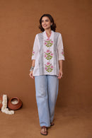 "Haya" Block Printed Cotton Short kurta
