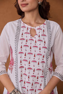 "Paak" Block Printed Cotton Short kurta