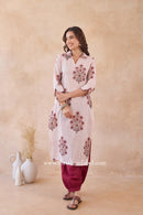 "Zimal" Hand Block Printed Cotton kurta