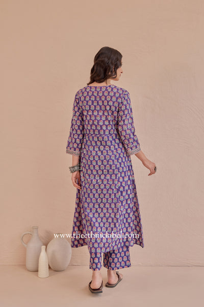 "Moksha" A Line Block printed Kurta