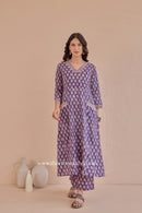 "Moksha" A Line Block printed Kurta