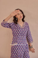 "Moksha" A Line Block printed Kurta