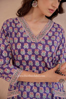 "Moksha" A Line Block printed Kurta