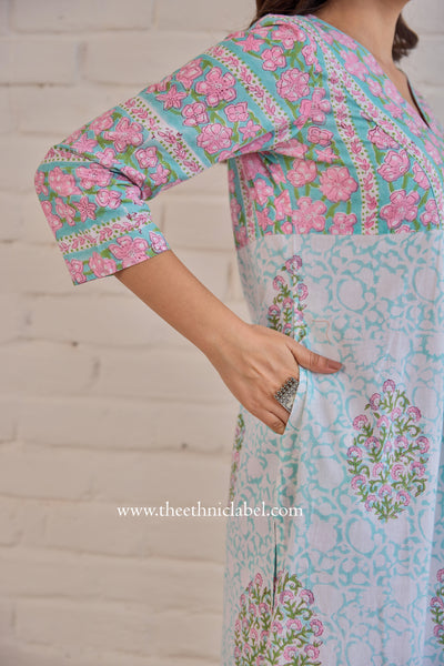 "Vyoma" Block Printed Co-ord Set (2pc)