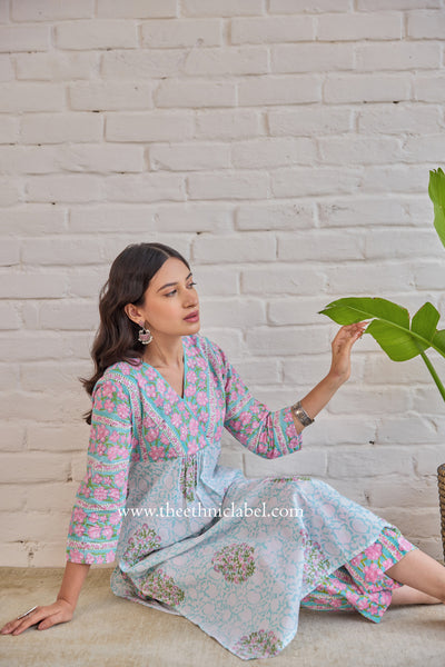 "Vyoma" Block Printed Co-ord Set (2pc)