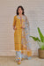"Dua" Cotton Kurta Set with Kota Doria Dupatta (3pc)