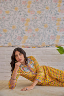 "Dua" Cotton Kurta Set with Kota Doria Dupatta (3pc)