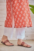 "Deepika" Hand Block Printed Cotton kurta