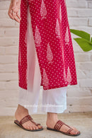 "Rudhira" Hand Block Printed Cotton kurta