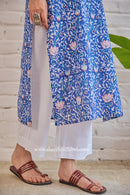 "Kusum" Hand Blockprinted Cotton Kurta