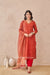 "Gulzar" Cotton Kurta Set with Kota Doria Dupatta (3pc)