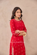 "Boond" Pure Bandhani Cotton Kurta