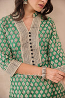 "Prakriti" Hand Blockprinted Cotton Kurta