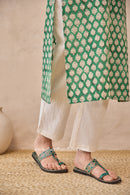 "Prakriti" Hand Blockprinted Cotton Kurta
