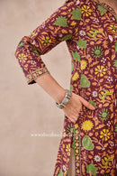 "Rukma" Hand Block Printed Cotton kurta