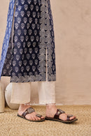 "Feroza" Hand Blockprinted Cotton Kurta