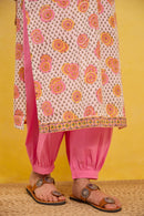 "Yuktii" Hand Block Printed Cotton kurta