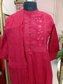 "Ishika" Cotton Kurta Set(3pc)