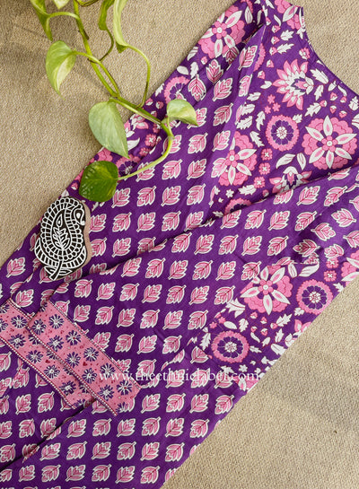"Noorvy" Jaal Printed Cotton kurta