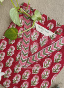 "Neerja" Hand Block Printed Cotton Co-Ord Set (2 pc)